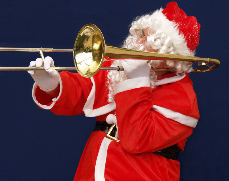 Santa plays the trombone. Of&nbsp;course.