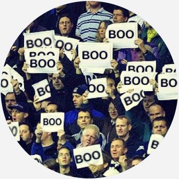 Don’t boo your&nbsp;team.