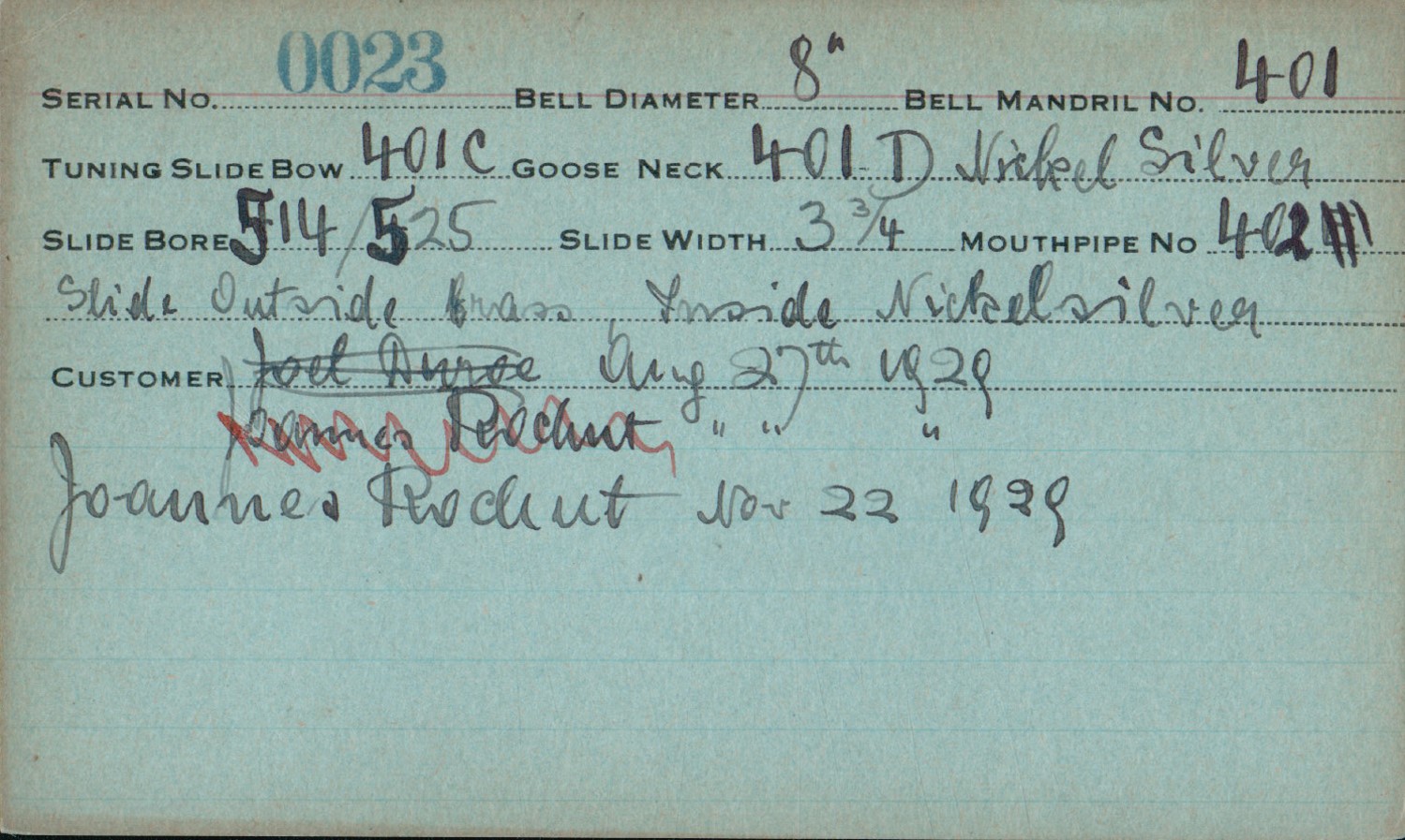 Bach shop card Rochut Nr. 23