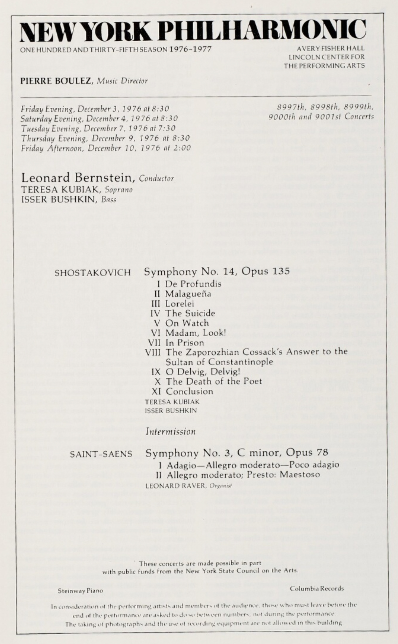 Bernstein_Shostakovich_14_1976