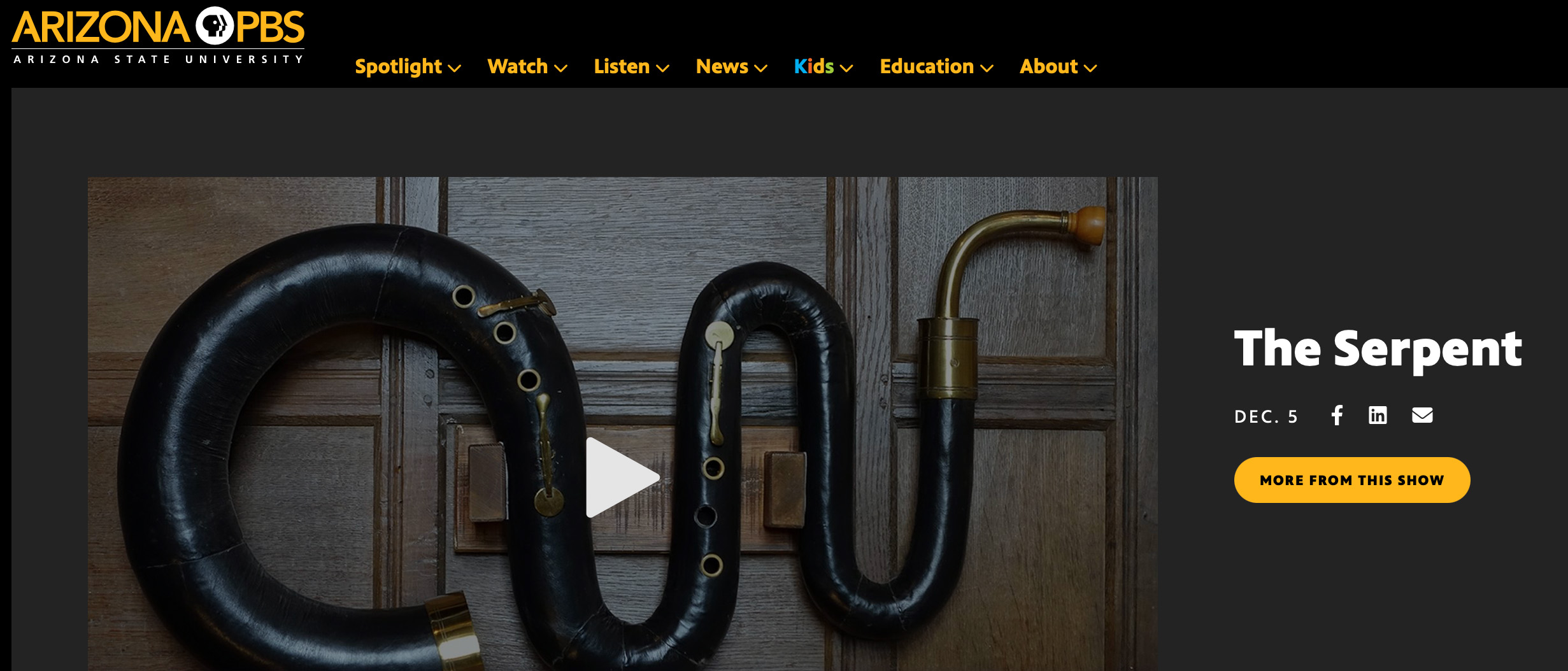 Arizona_encore_serpent_program