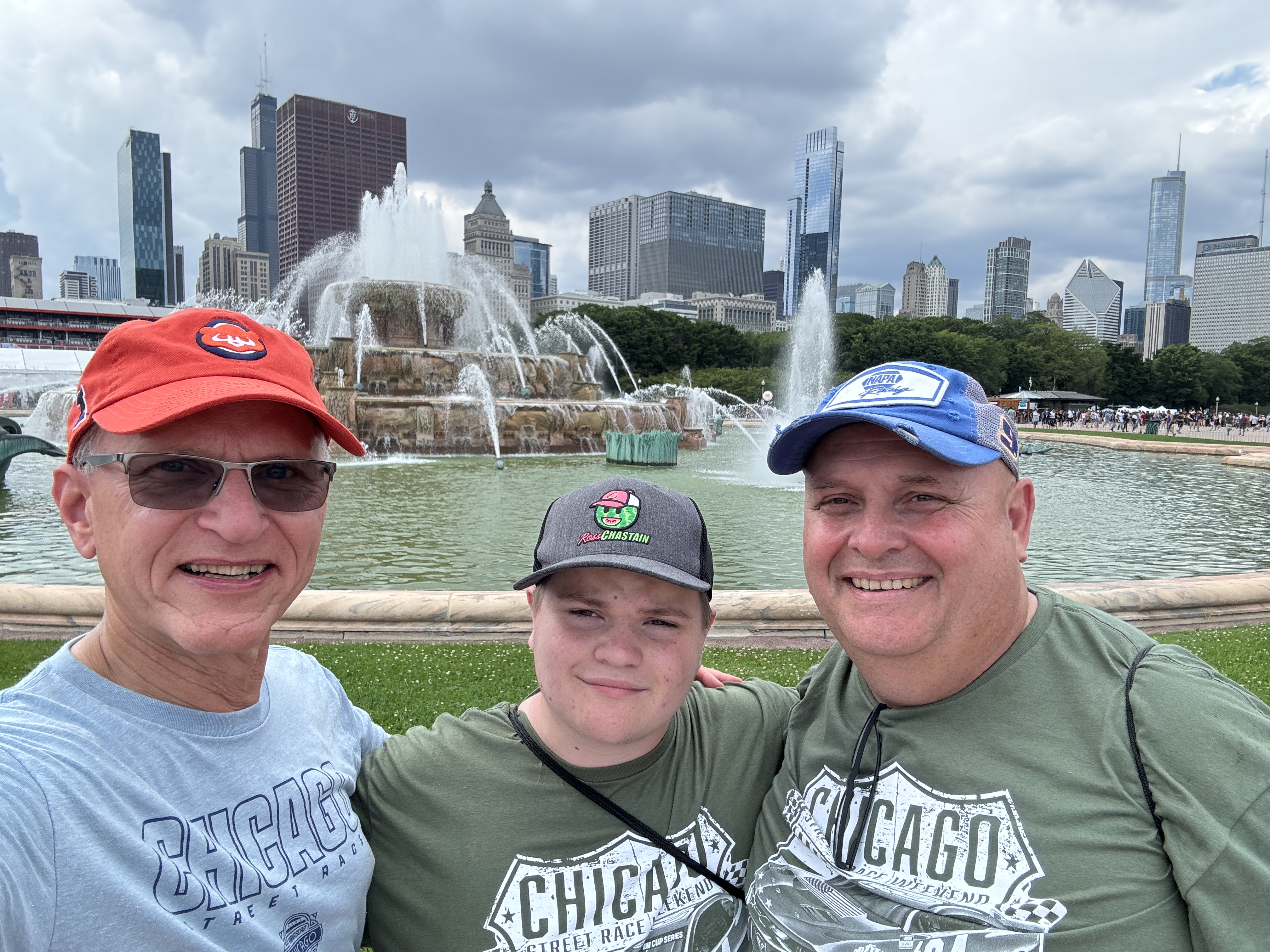 Doug_Cody_Phil_Buckingham_Fountain_day_NASCAR_2024